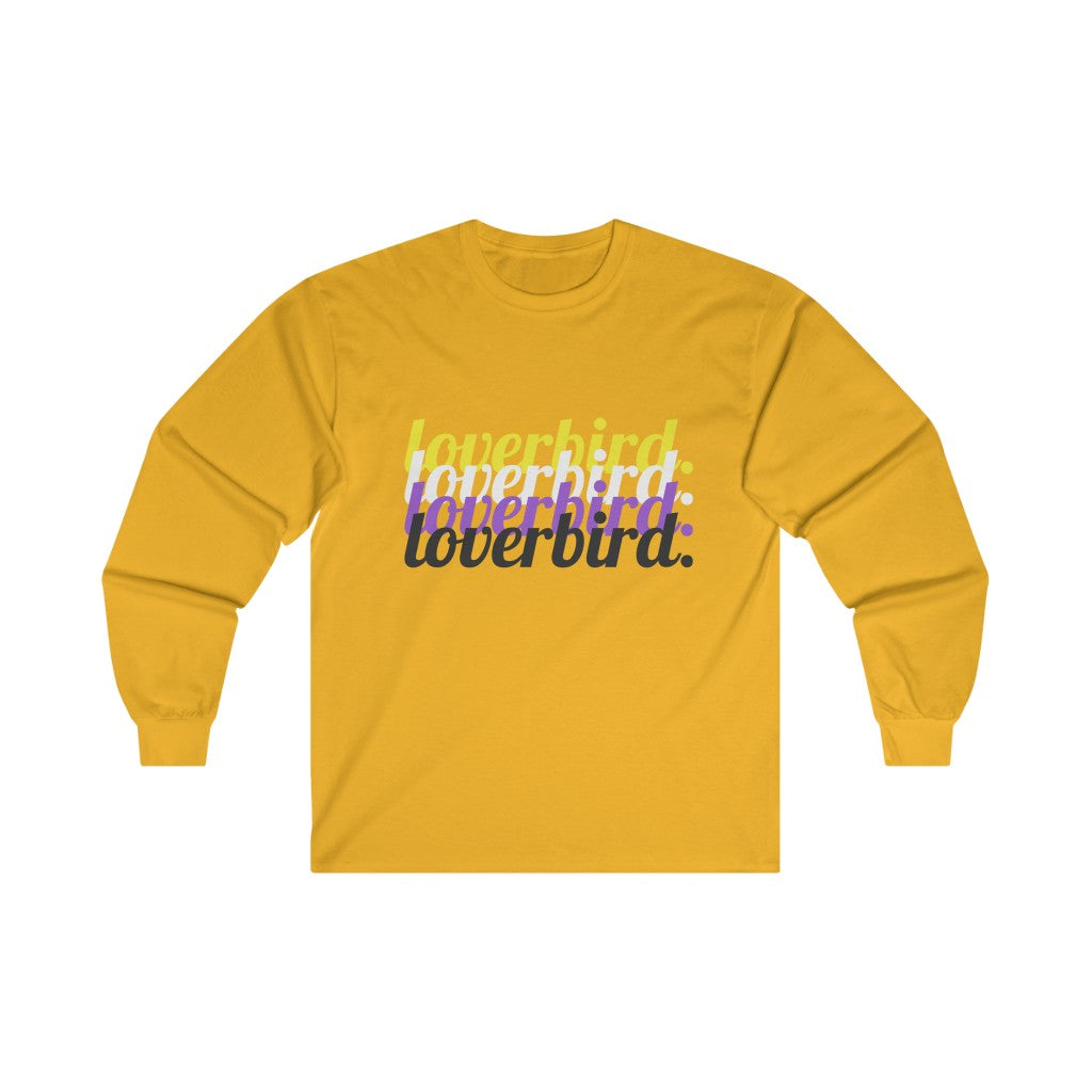 loverbird. Nonbinary Pride Long Sleeve Shirt (Unisex)