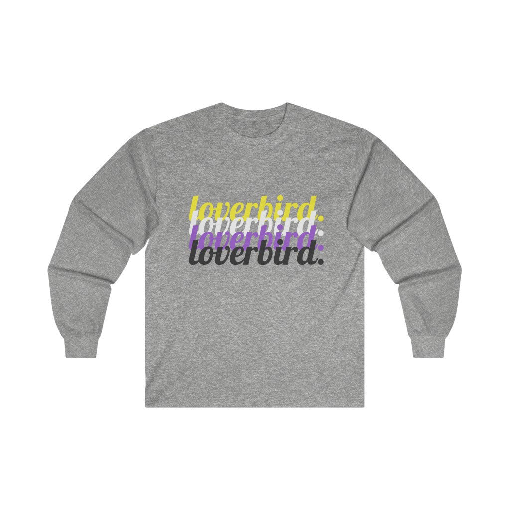 loverbird. Nonbinary Pride Long Sleeve Shirt (Unisex)