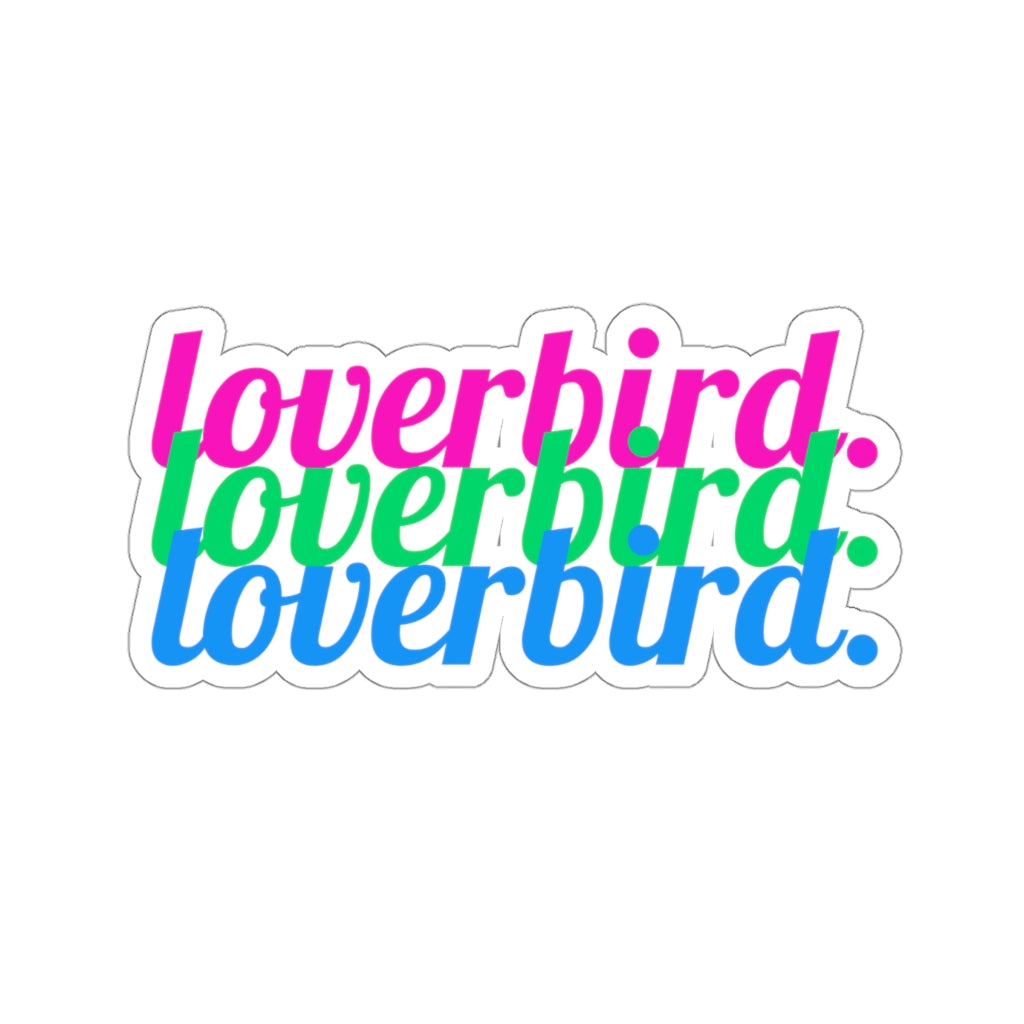 loverbird. Polysexual Pride Sticker
