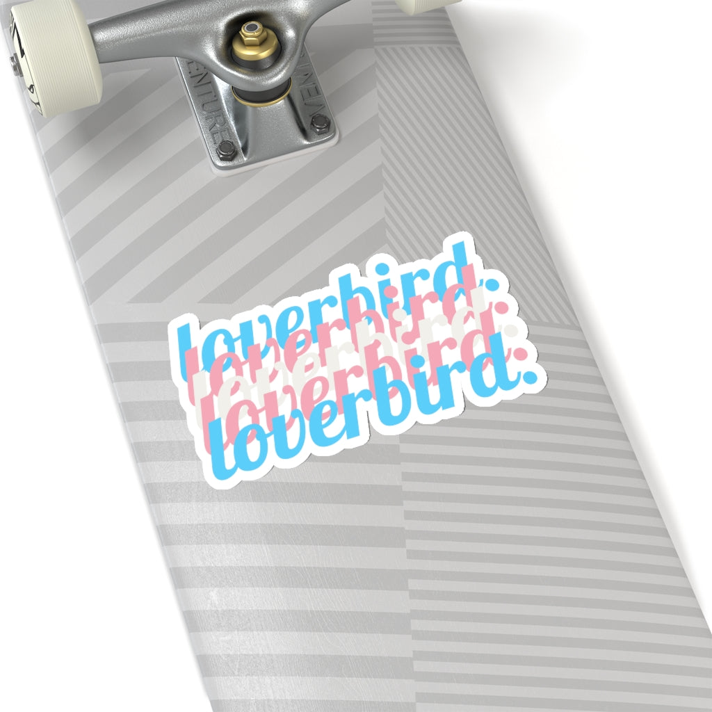 loverbird. Transgender Pride Sticker