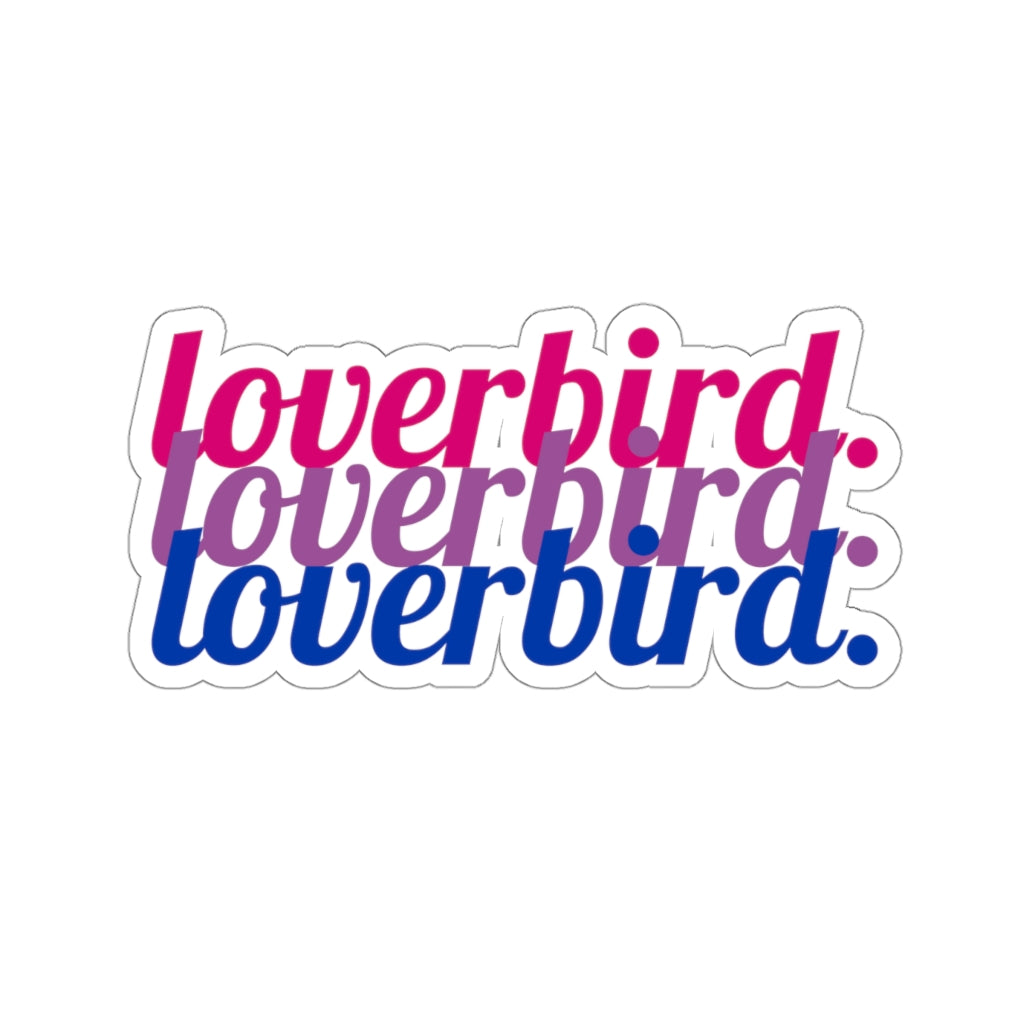 loverbird. Bisexual Pride Sticker