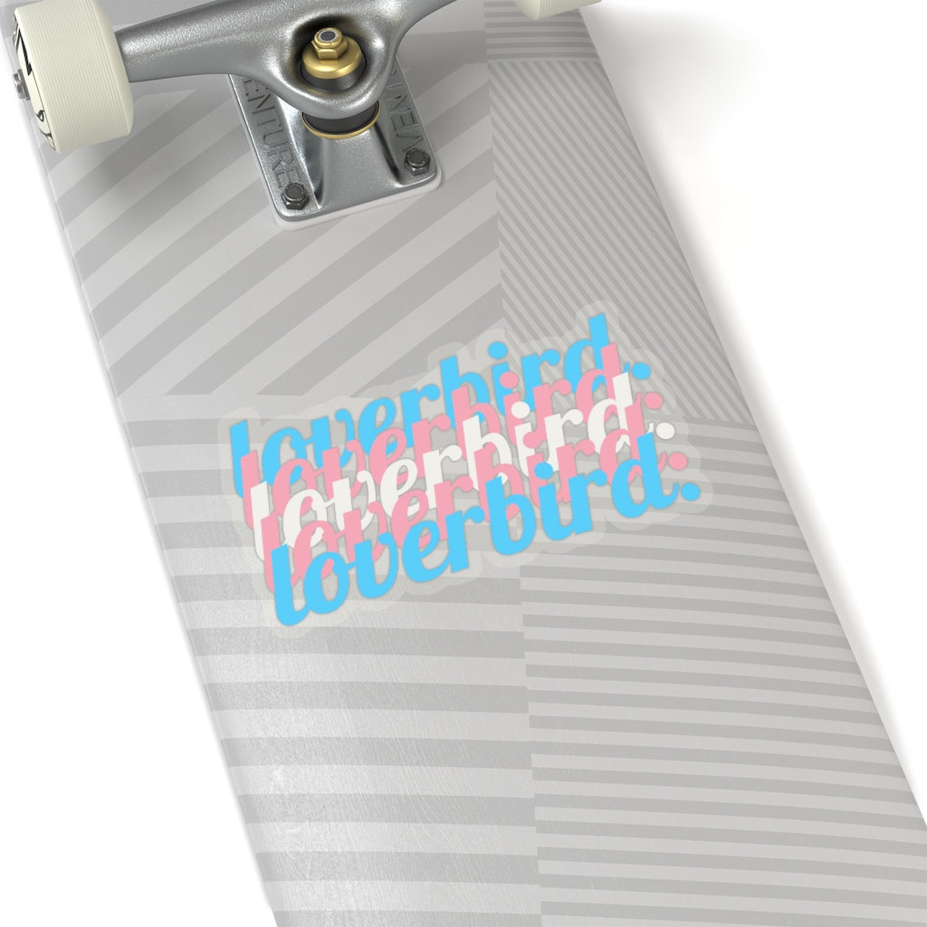 loverbird. Transgender Pride Sticker