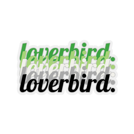 loverbird. Aromantic Pride Sticker