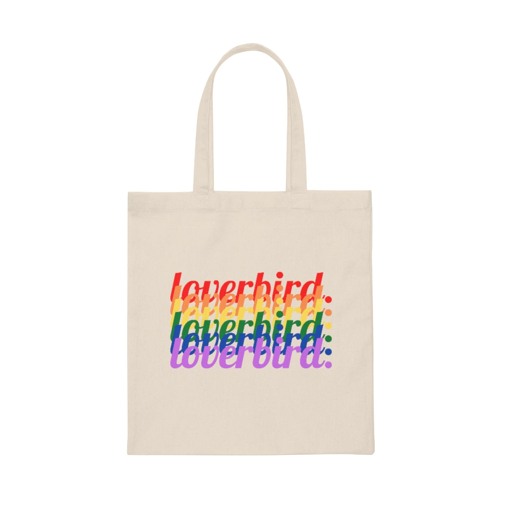 loverbird. Queer Pride Organic Cotton Tote Bag