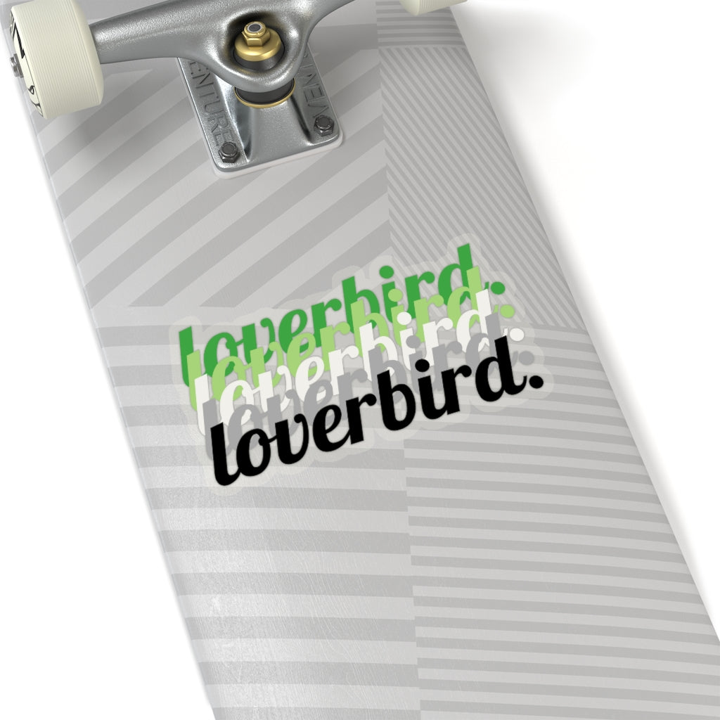 loverbird. Aromantic Pride Sticker