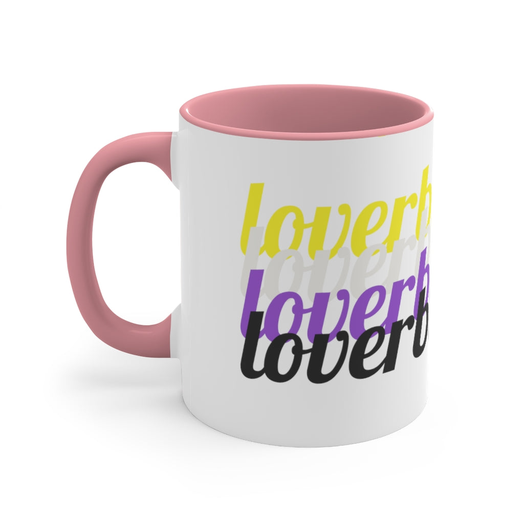 loverbird. Nonbinary Pride Mug