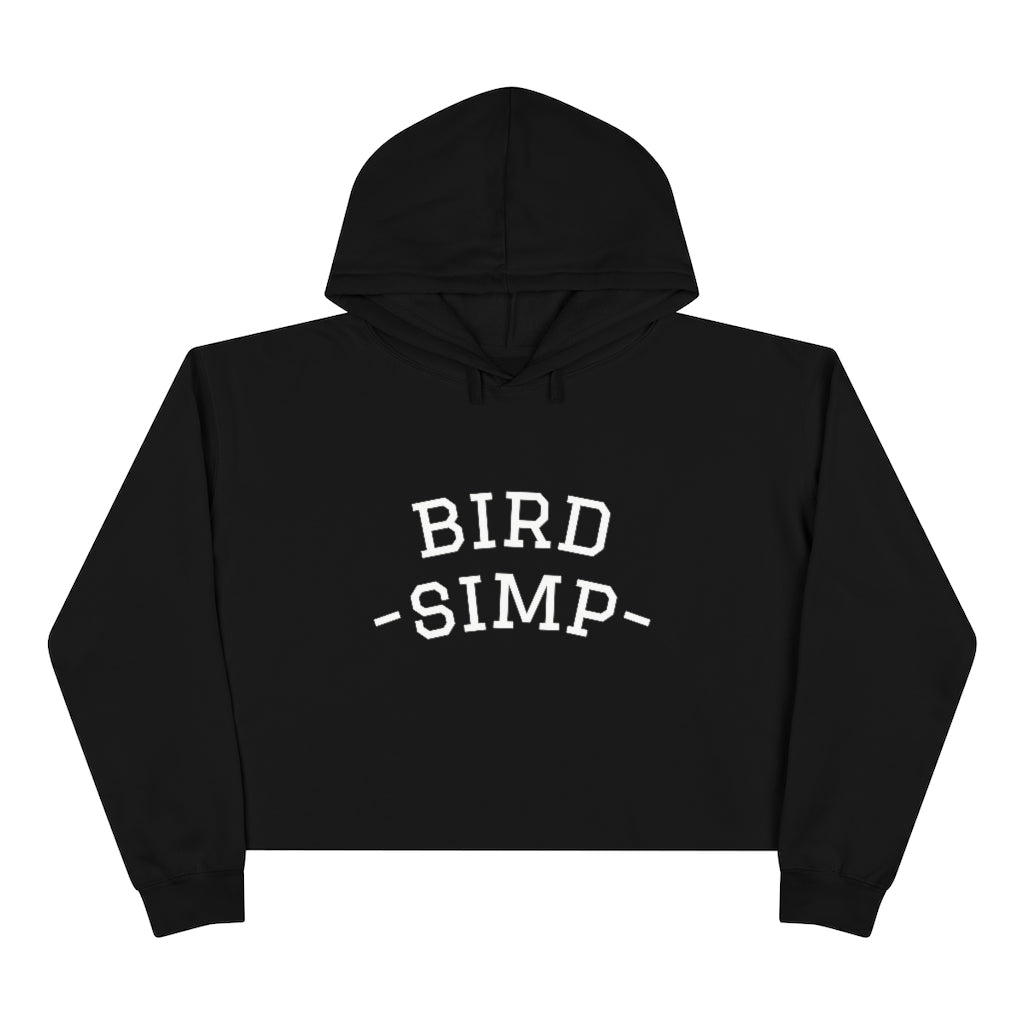 Bird Simp Cropped Hoodie