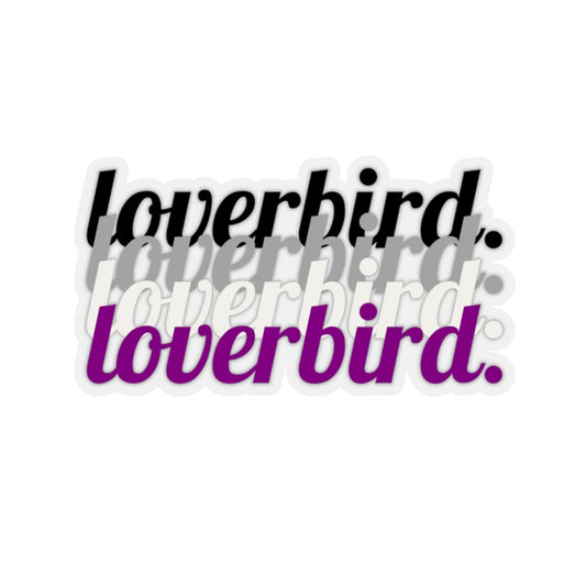 loverbird. Asexual Pride Sticker