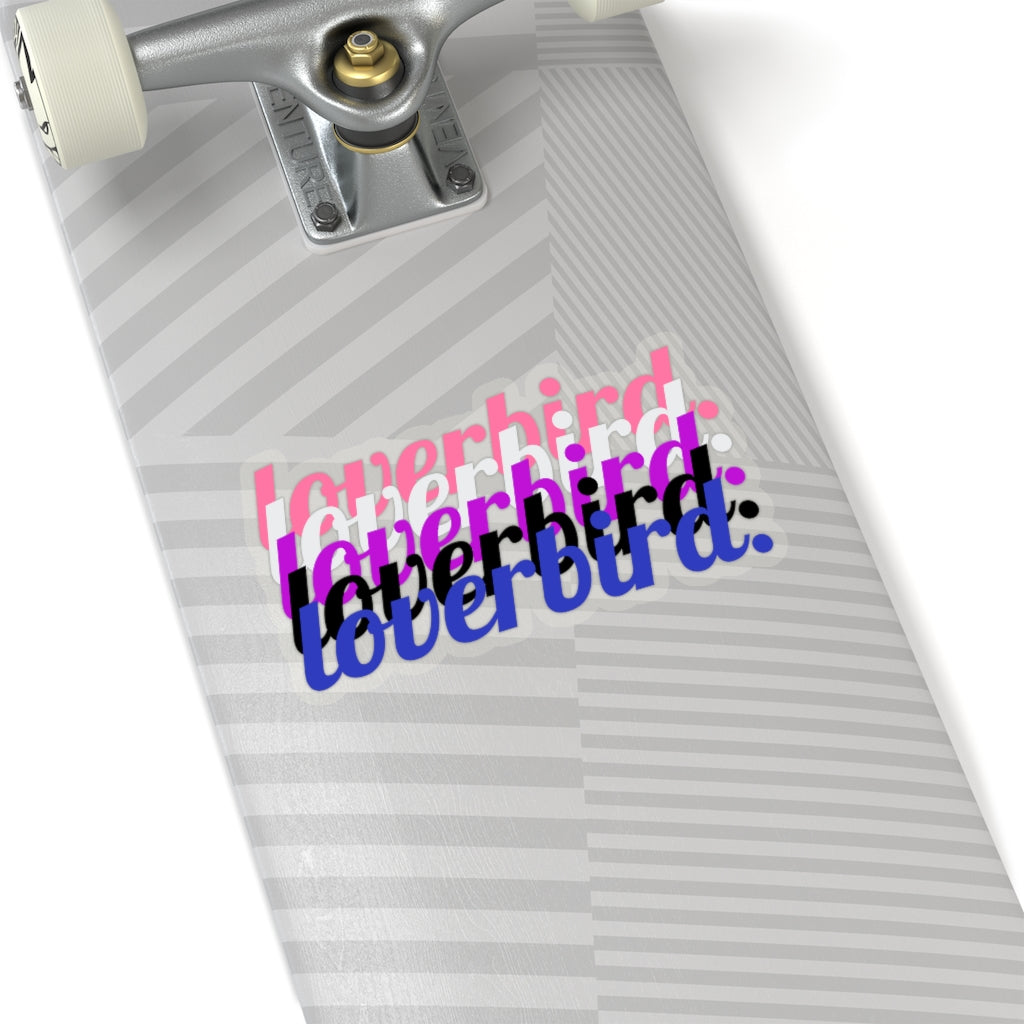 loverbird. Genderfluid Pride Sticker