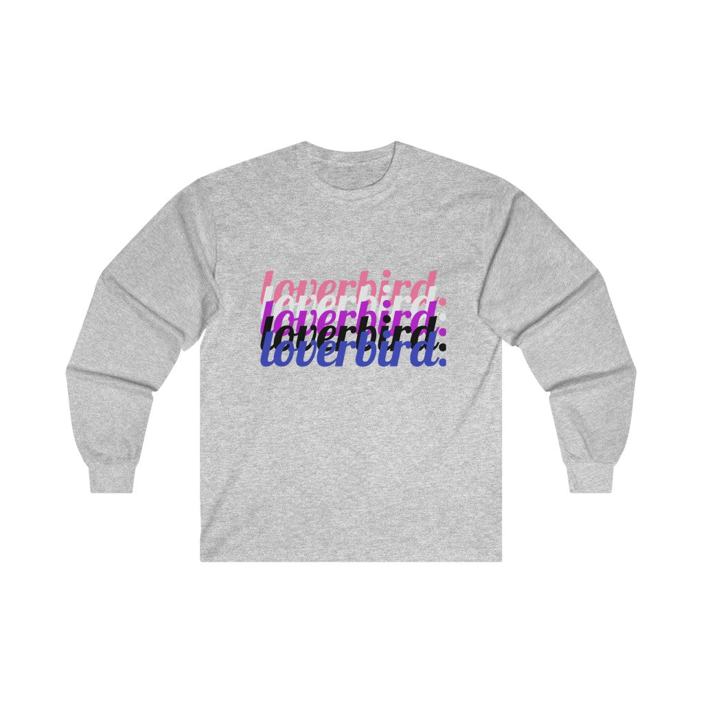 loverbird. Genderfluid Pride Long Sleeve Shirt (Unisex)
