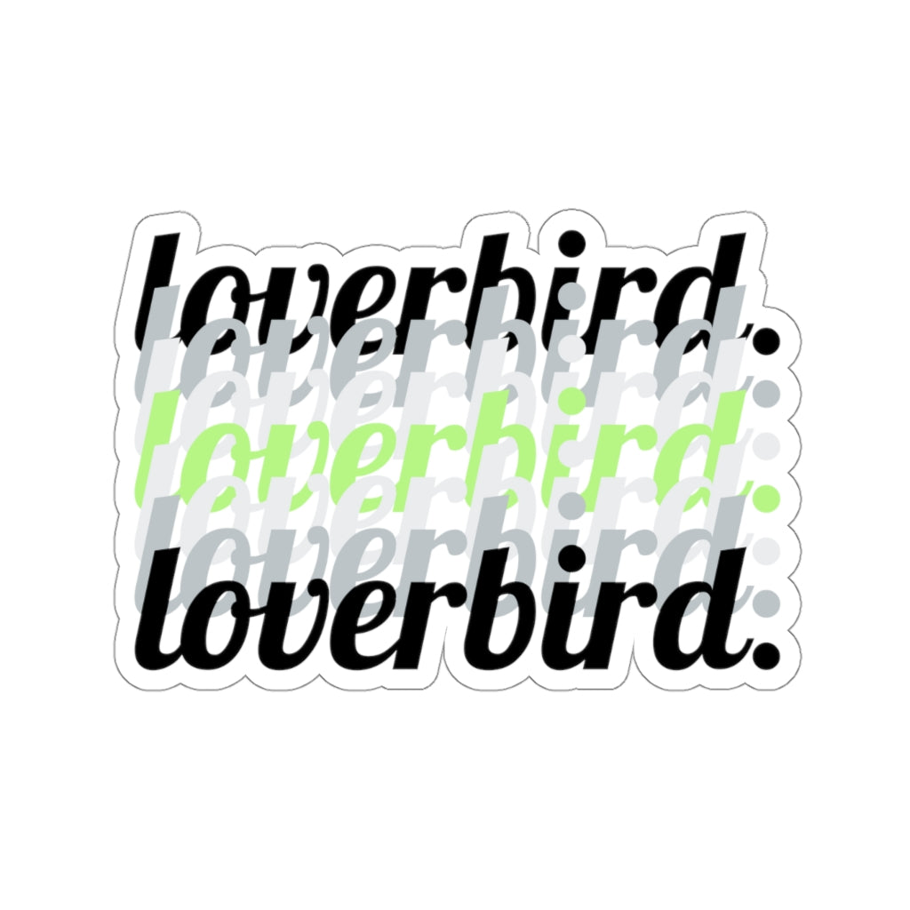 loverbird. Agender Pride Sticker